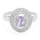 Anillo en plata con Amatista de Bolivia