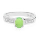 Anillo en plata con Crisoprasa imperial