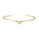 Brazalete en plata con Zircón (Adela Silber)