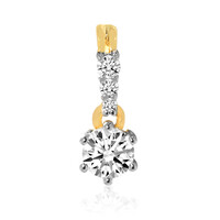 Colgante en oro con Diamante IF (D)