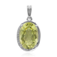 Colgante en plata con Cuarzo del Ouro Verde (Tenner Diniz)