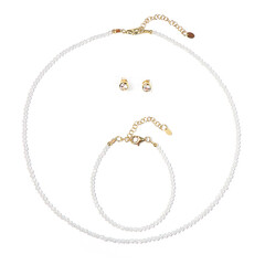 Set en plata con Zircón