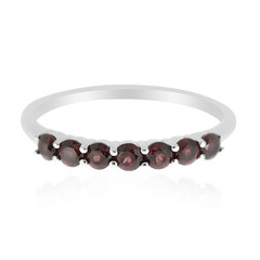 Anillo en plata con Rodolita
