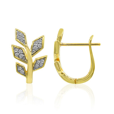Pendientes en oro con Diamante SI1 (G) (Annette)
