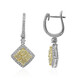 Pendientes en oro con Diamante amarillo SI2 (CIRARI)