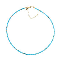 Collar en plata con Turquesa
