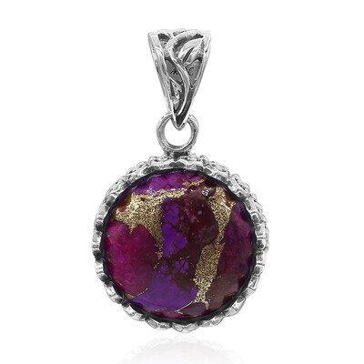 Colgante en plata con Turquesa púrpura del Mohave Kingman (Art of Nature)