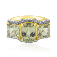 Anillo en oro con Diáspora de color cambiante (Tenner Diniz)