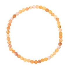 Brazalete con Ágata mandarina