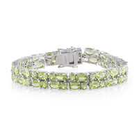 Brazalete en plata con Peridoto