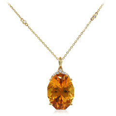 Collar en oro con Citrino (CIRARI)