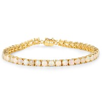 Brazalete en plata con Ópalo Welo AAA