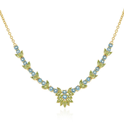 Collar en plata con Peridoto