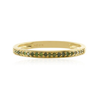 Anillo en oro con Diamante verde I4