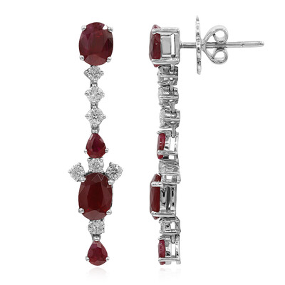 Pendientes en oro con Rubí de Birmania (Estée Collection)