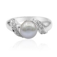 Anillo en plata con Perla Freshwater