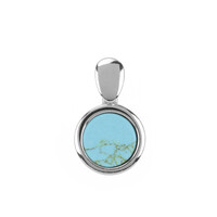 Colgante en plata con Turquesa