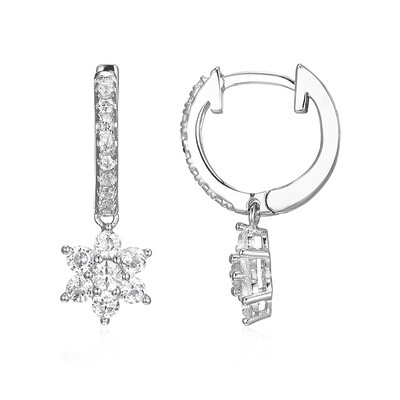 Pendientes en plata con Zircón