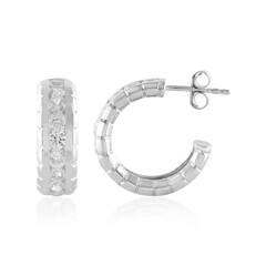 Pendientes en plata con Zircón (de Melo)