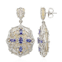 Pendientes en plata con Nácar (Dallas Prince Designs)