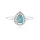 Anillo en plata con Grandidierita