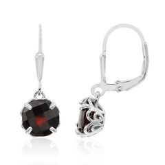 Pendientes en plata con Granate