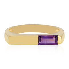 Anillo en plata con Amatista de Zambia