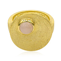 Anillo en plata con Cuarzo rosa