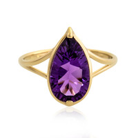 Anillo en oro con Amatista