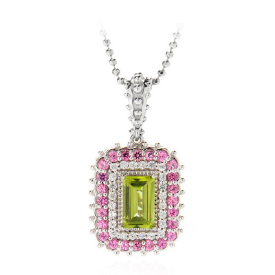 Collar en plata con Peridoto (Dallas Prince Designs)