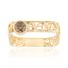 Anillo en oro con Diamante champán I2 (Ornaments by de Melo)