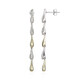 Pendientes en plata con Topacio blanco (Adela Silber)