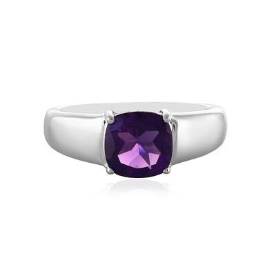 Anillo en plata con Amatista