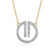 Collar en plata con Diamante I3 (J)
