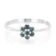 Anillo en plata con Diamante fantasía