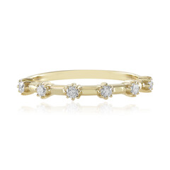 Anillo en oro con Diamante IF (G)  (de Melo)