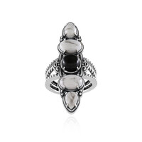 Anillo en plata con Howlita (Desert Chic)