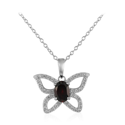 Collar en plata con Granate