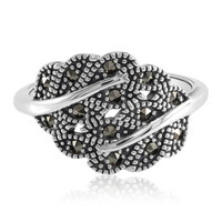 Anillo en plata con Marcasita