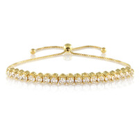 Brazalete en plata con Zircón