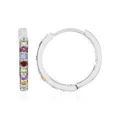 Pendientes en plata con Tsavorita