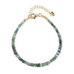 Brazalete en plata con Alejandrita ojos de gato