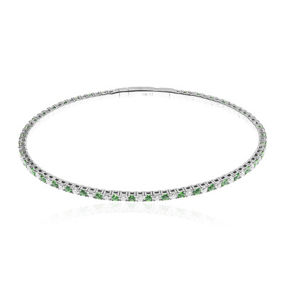 Brazalete en oro con Tsavorita de Kenia AAA (CIRARI)