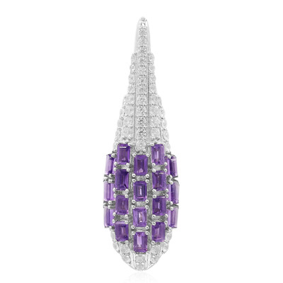 Colgante en plata con Amatista (Remy Rotenier)