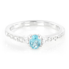 Anillo en plata con Apatita