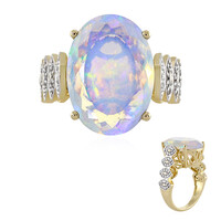 Anillo en oro con Ópalo Welo AAA (AMAYANI)