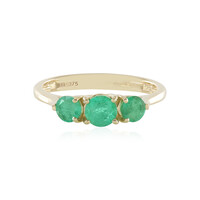 Anillo en oro con Esmeralda de Rusia (de Melo)