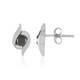 Pendientes en oro con Diamante negro