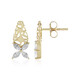 Pendientes en oro con Zircón (Ornaments by de Melo)