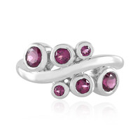 Anillo en plata con Rodolita (de Melo)
